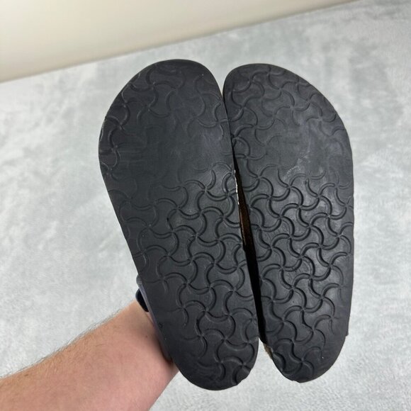 Birkenstock Gizeh Blue Leather Thong Women’s Size 39 EU - Picture 4 of 10